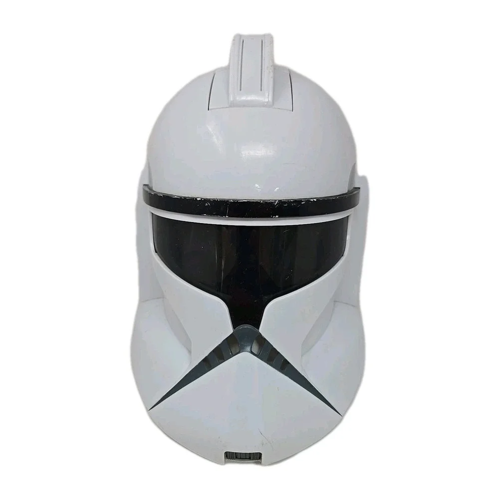 Star Wars Storm Trooper Helmet C042A Hasbro 2008 Talking Voice Changer Works H1b